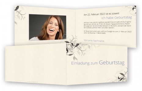Geburtstag Einladungskarte 50.