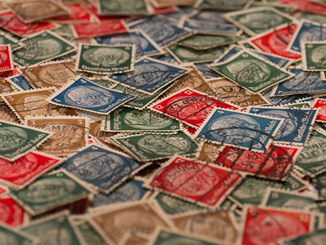 Briefmarken für den Versand