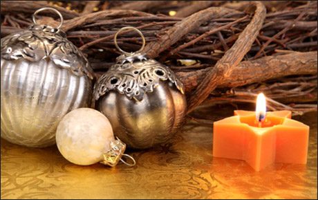 Duftkerzen in der Weihnachtszeit