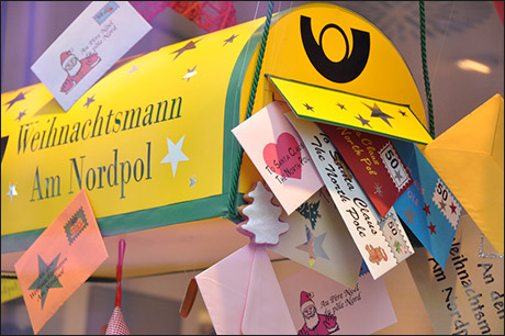 Briefkasten vom Weihnachtsmann am Nordpol